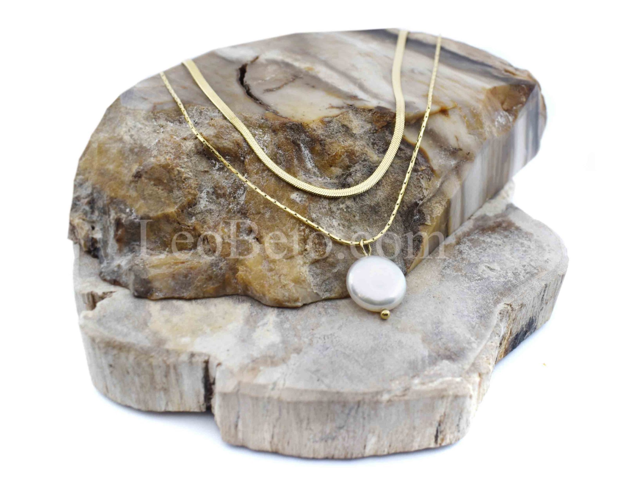 Freshwater Pearl Double Layer Necklace - Image 3