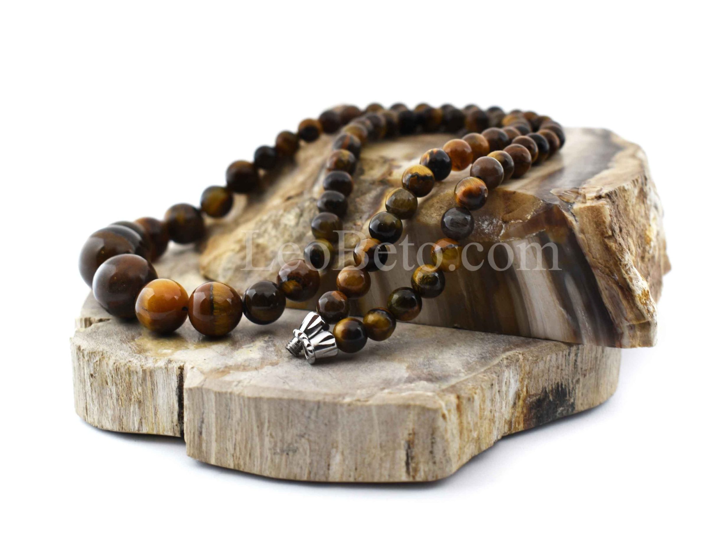 Tiger's Eye Stone Beads Necklace - Image 6