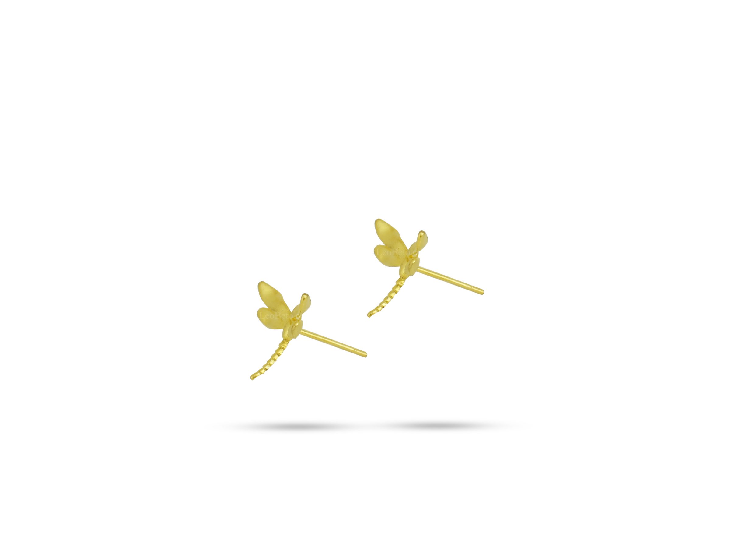 Dragonfly Stud Earrings - Image 2